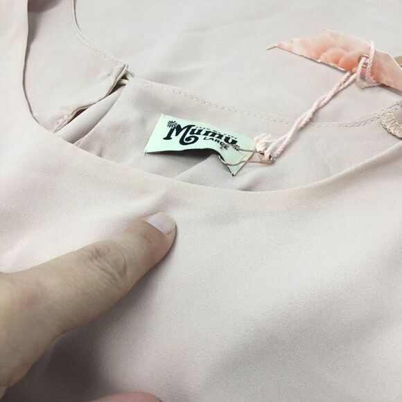 Show Me Your MuMu King Crop Top in Dusty Blush C1 - Picture 6 of 7